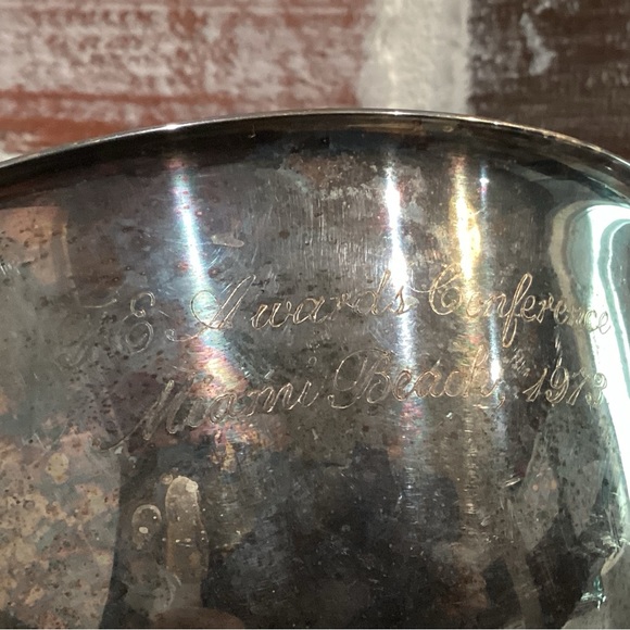 Vintage - Paul Revere Oneida Silversmiths Reproduction - Engraved in 1973 - Picture 8 of 14